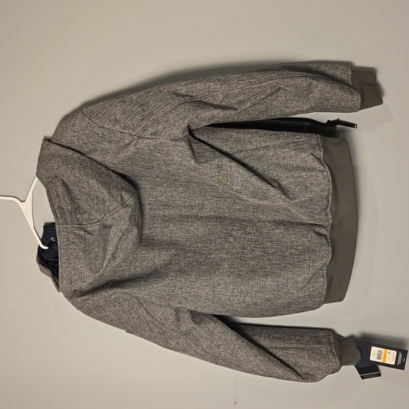 Tommy Hilfiger Men's Gray Water and Wind Resistant Quilted Zip Hood Jacket Sz S - Picture 2 of 16